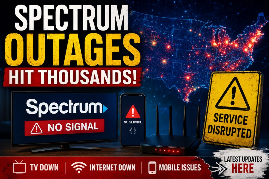 Spectrum Outages Hit Thousands Across the US