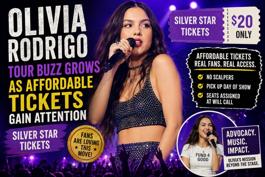 Olivia Rodrigo Tour Buzz Grows as Affordable Tickets Gain Attention