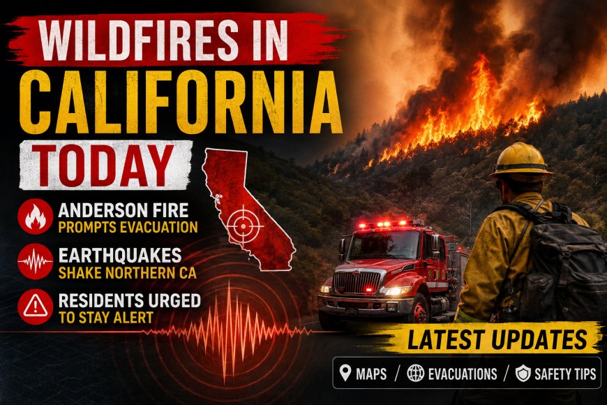 Wildfires in California Today: Anderson Fire Updates
