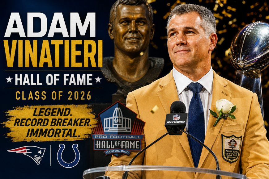 Adam Vinatieri Enters Hall of Fame With Lasting Legacy