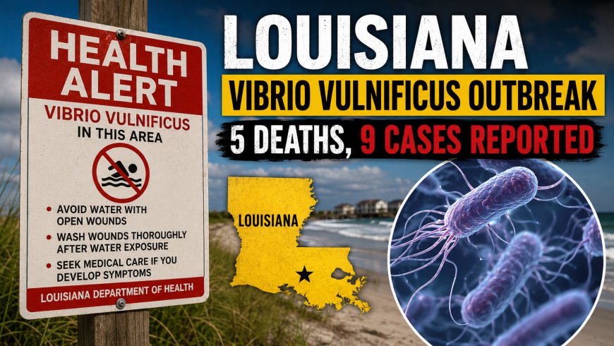 Louisiana Vibrio Vulnificus Outbreak: 5 Deaths, 9 Cases