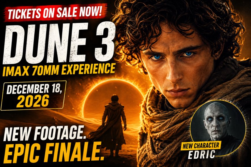 Dune 3 IMAX 70mm Tickets Expand as Demand Surges