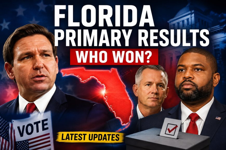 Florida Primary Results: Donalds, Jolly Win Governor Nominations