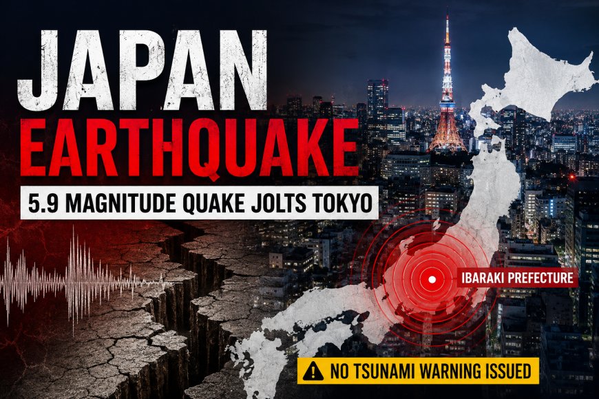 Japan Earthquake: 5.9 Quake Shakes Tokyo and Kanto
