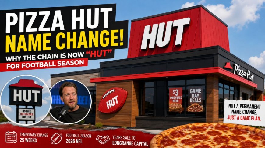 Pizza Hut Name Change: Why It Is Now “HUT”