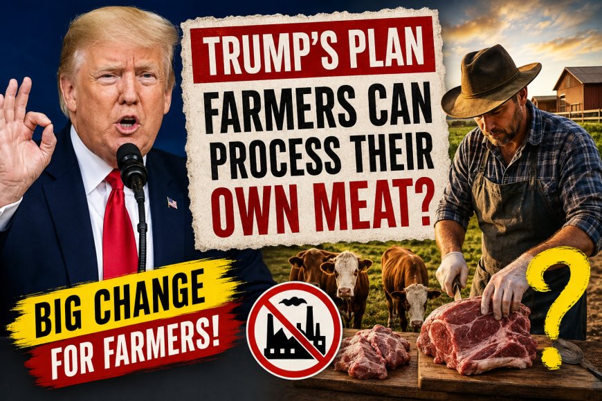 Farmer News: Trump Pushes New Meat Processing Plan