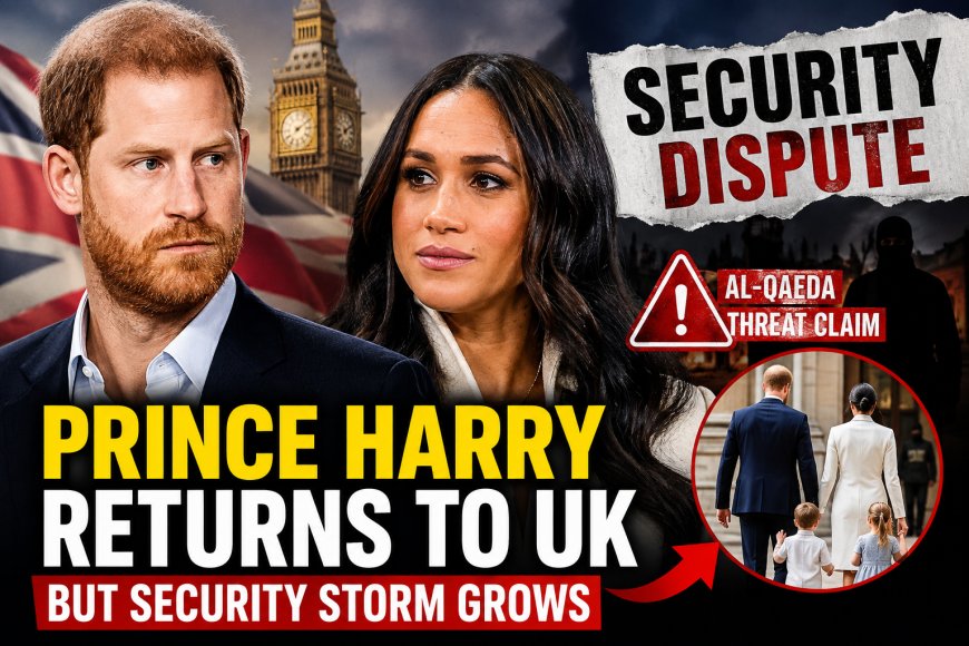 Prince Harry Return to UK Puts Security Dispute in Focus