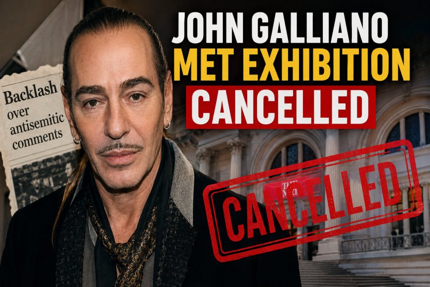 John Galliano Met Exhibition Canceled After Backlash