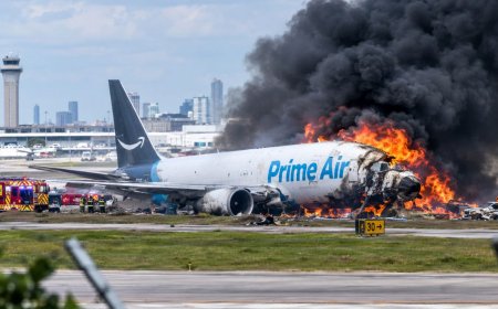 Amazon Cargo Plane Crash: 5 Dead in Miami