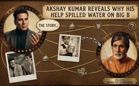 Akshay Kumar Reveals Why His Help Spilled Water on Big B