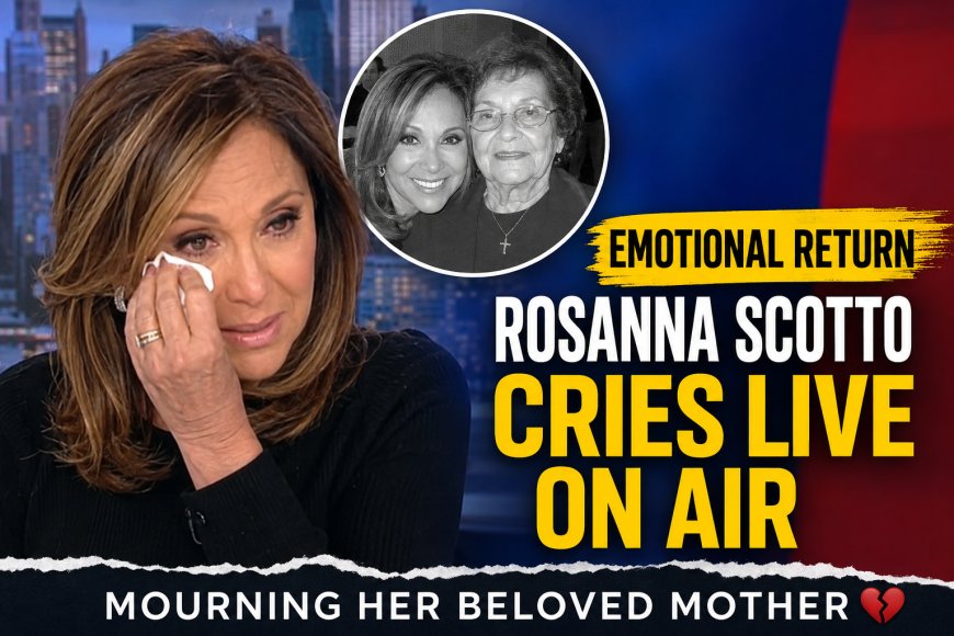 Rosanna Scotto Cries Live on Air While Mourning Mom