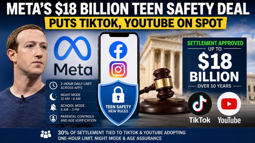 Meta’s $18B Teen Safety Deal Puts TikTok, YouTube on Spot