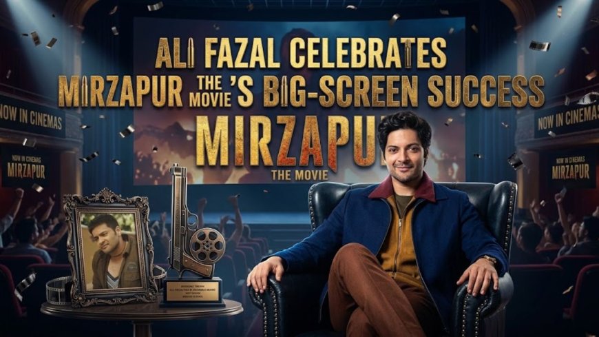 Ali Fazal Celebrates Mirzapur The Movie’s Big-Screen Success