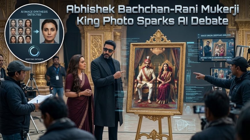 Abhishek Bachchan-Rani Mukerji King Photo Sparks AI Debate