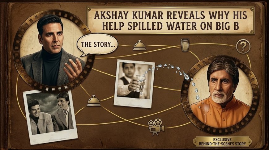 Akshay Kumar Reveals Why His Help Spilled Water on Big B