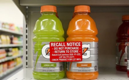 PepsiCo Recalls 122,000 Cases of Gatorade Over Undeclared Yellow Dyes