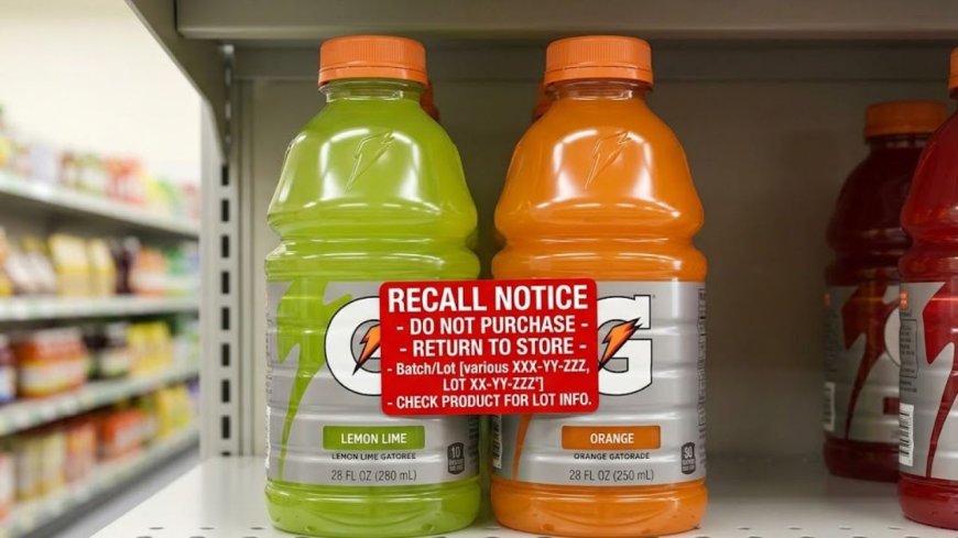 PepsiCo Recalls 122,000 Cases of Gatorade Over Undeclared Yellow Dyes